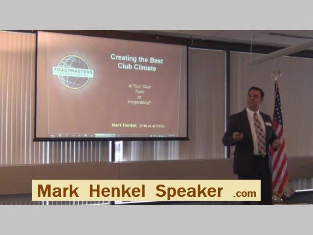 Mark Henkel presents: Is Your Club Toxic of Invigorating?
